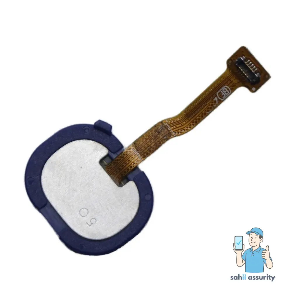 Fingerprint Sensor with Flex Cable for Samsung Galaxy M21 Blue thumbnail